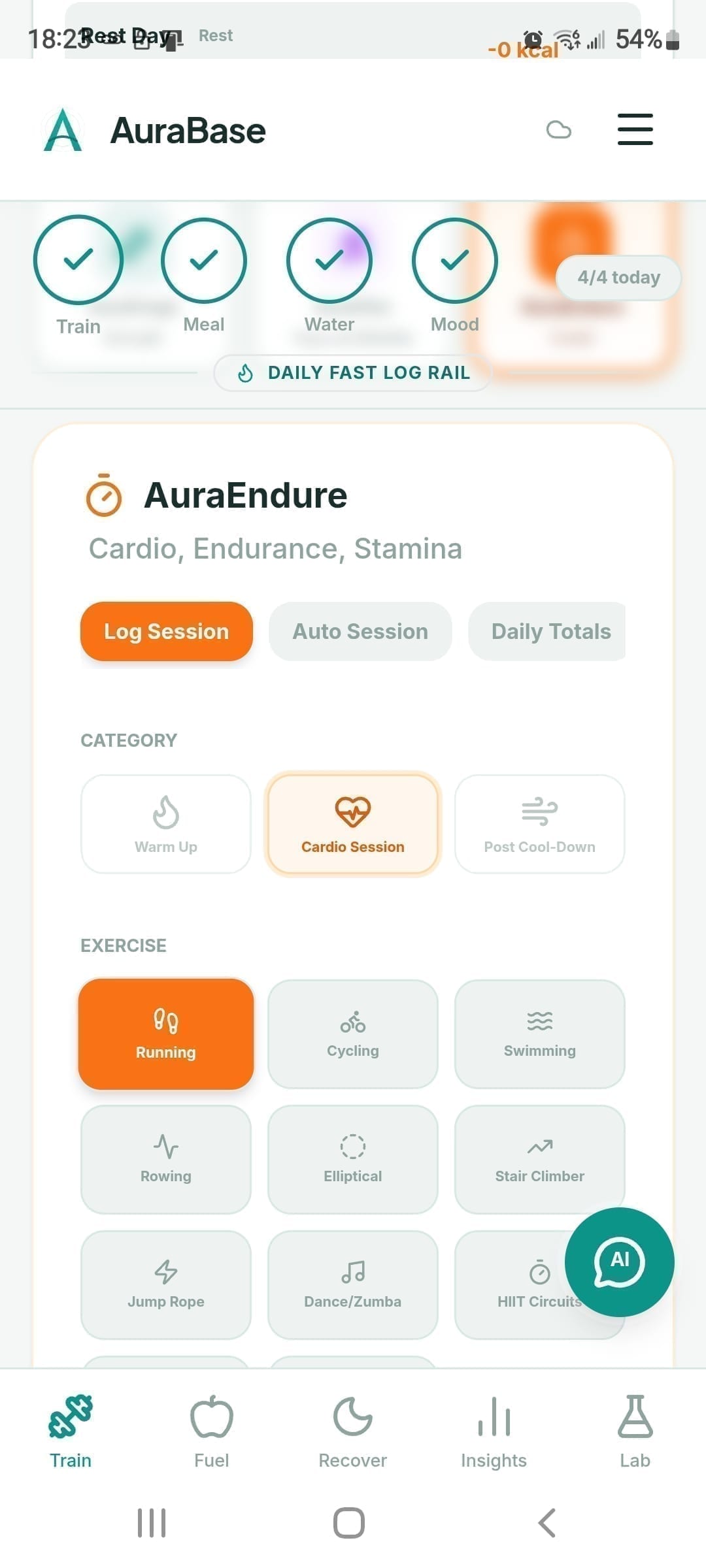 Detailed training stress score charts and overload metrics
